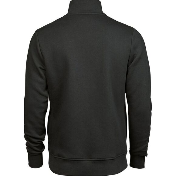 Tee Jay Unisex Adult Half Zip Sweatshirt / Dark Grey - Picture 2 of 3